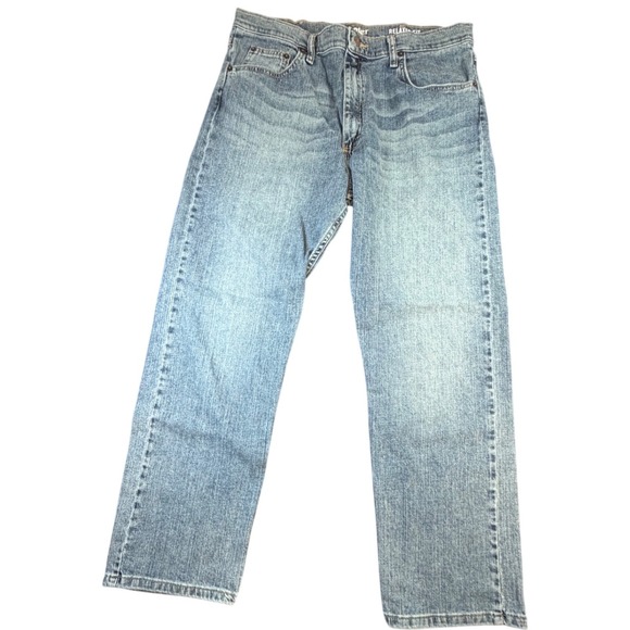 Wrangler Other - Wrangler Relaxed Fit Light Wash Denim Jeans MGW15GT Mens 36x30 J9